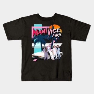 Miami Vice Girls Kids T-Shirt